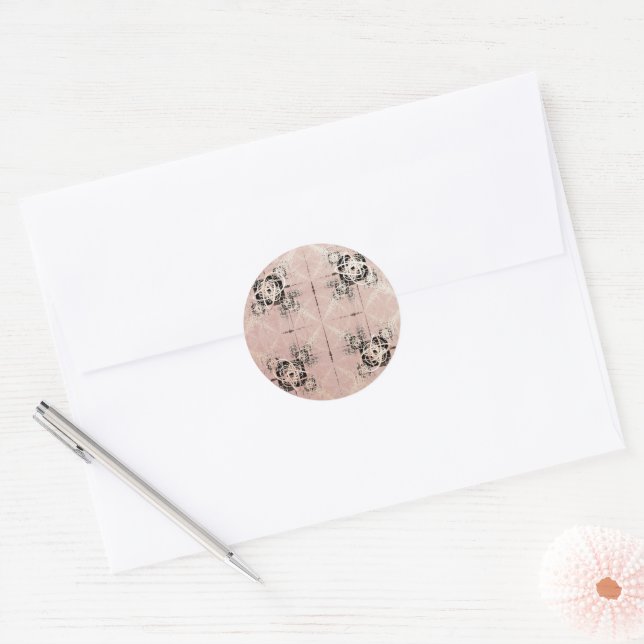 Rond Sticker Pastel Twists (Enveloppe)