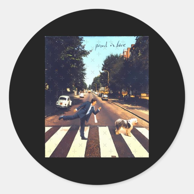 Rond Sticker Paul Mccartney1 (Devant)