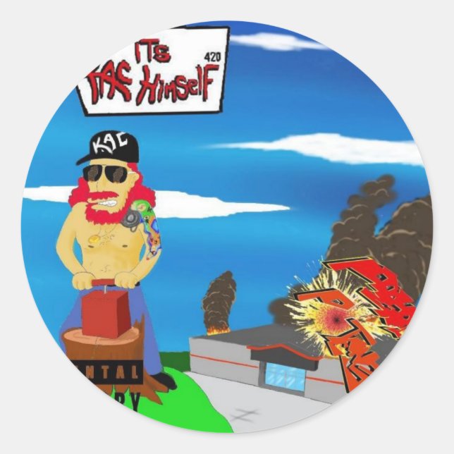 Rond Sticker Pausativ (Devant)