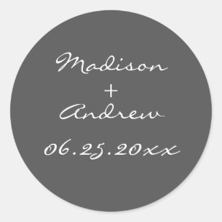 Rond Sticker Pearl des années 1920 - gris