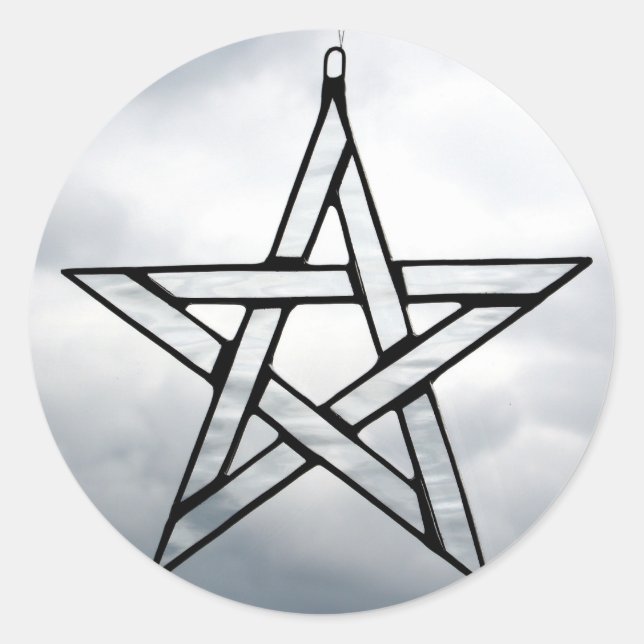 Rond Sticker "Pentagram" (Devant)