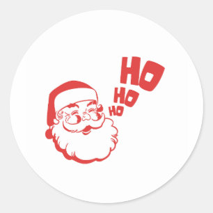 Rond Sticker père Noël