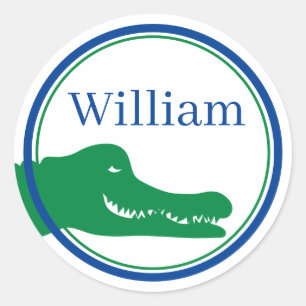 Rond Sticker personnalisé Alligator