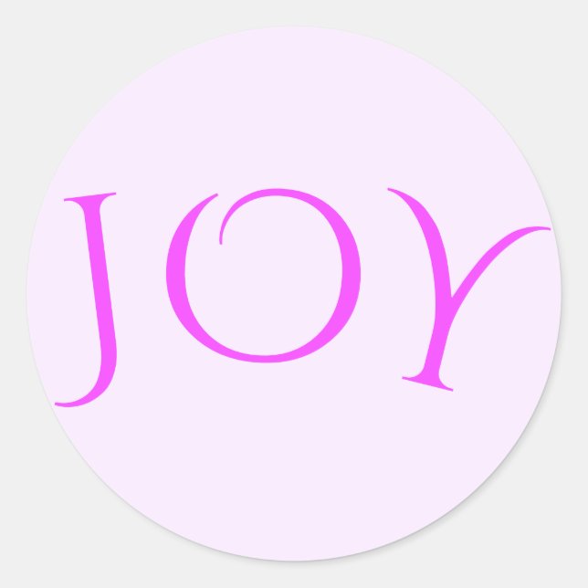 Rond Sticker personnalisé de texte et de couleurs (Devant)
