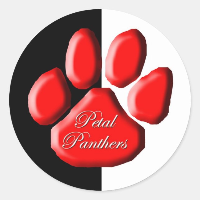 Rond Sticker Petal Panthers (Devant)