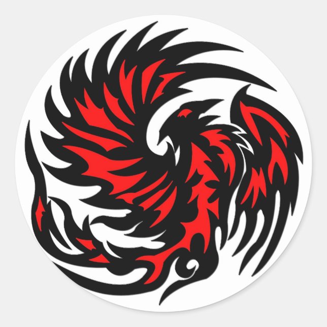 Rond Sticker Phoenix (Devant)