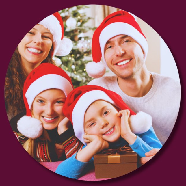 Rond Sticker Photo Personnalisé, Sticker Image Personna (Créateur téléchargé)