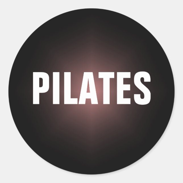Rond Sticker PILATES (Devant)