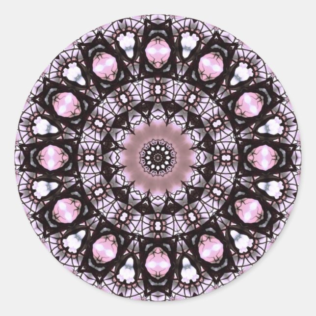 Rond Sticker PinkLacey (Devant)