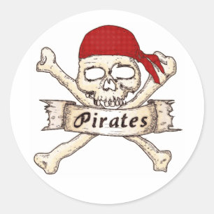 Rond Sticker pirate
