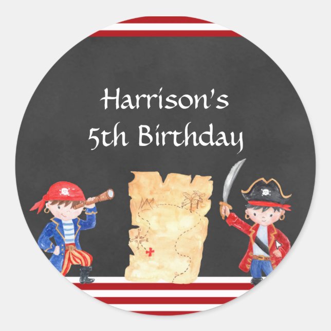 Rond Sticker Pirate (Devant)
