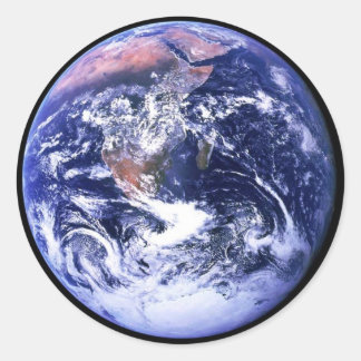 Rond Sticker Planet Earth
