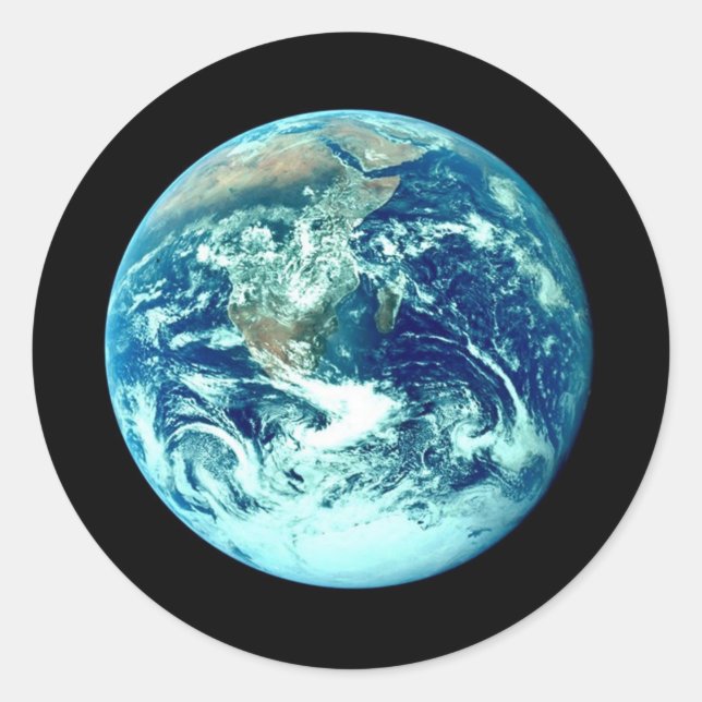 Rond Sticker Planet Earth (Devant)