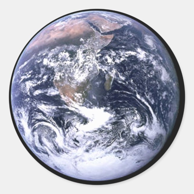 Rond Sticker Planet Earth (Devant)
