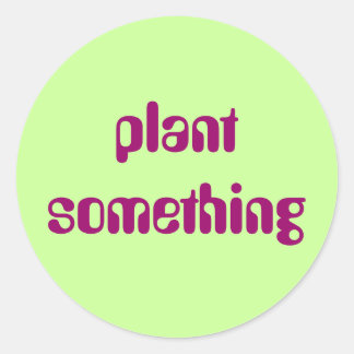 Rond Sticker plante