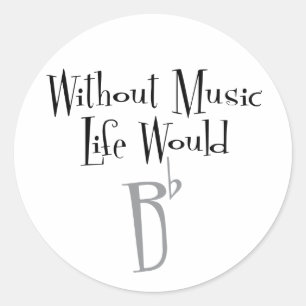 Rond Sticker plat B