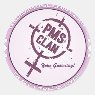 Rond Sticker PMS - Logo Violet 2