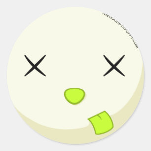 Rond Sticker Poe Face