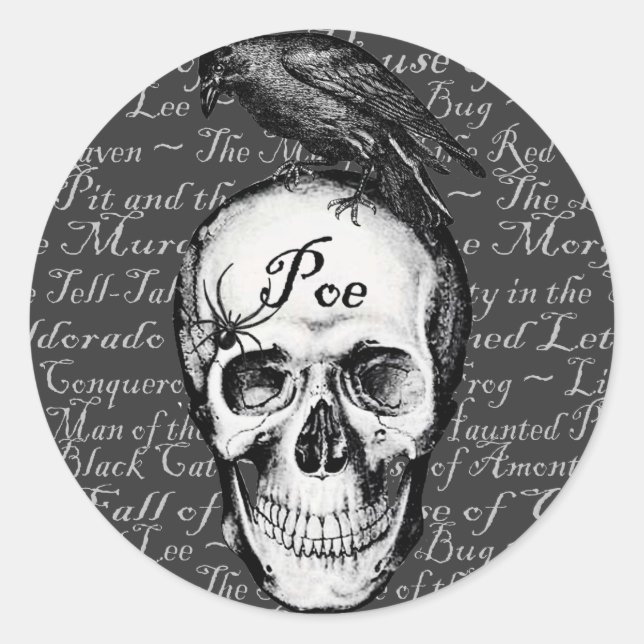 Rond Sticker Poe Raven (Devant)