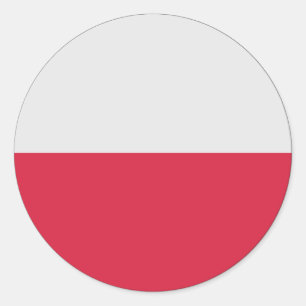 Rond Sticker Polska Euro