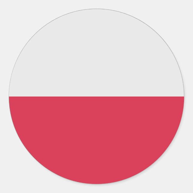 Rond Sticker Polska Euro (Devant)
