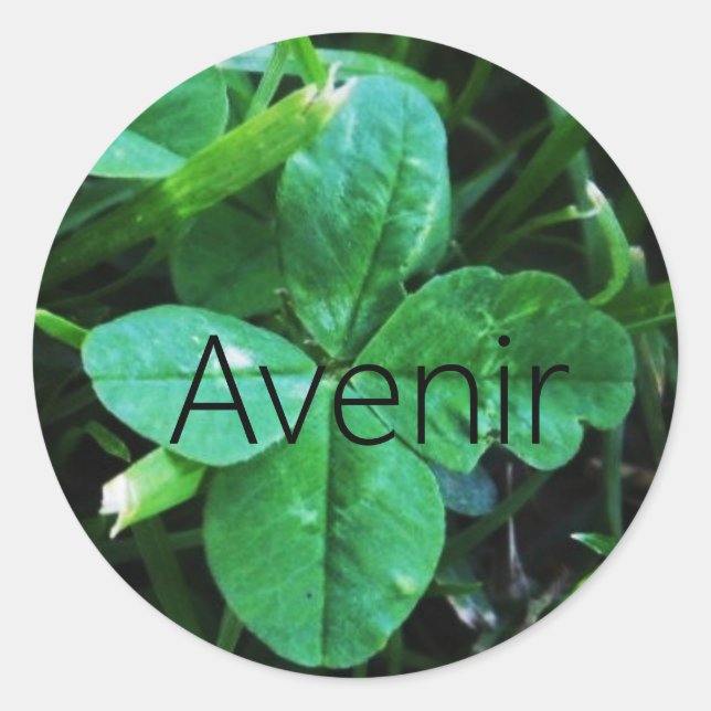 Rond Sticker Porte-bonheur (Devant)