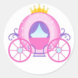 Rond Sticker Porte Princesse Rose ! Grand cadeau de fil