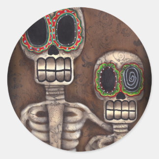 Rond Sticker Portrait Famille