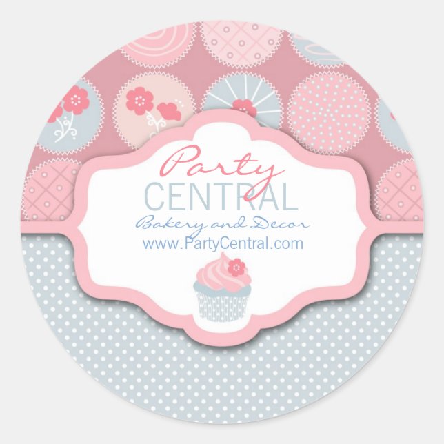 Rond Sticker pour affaires pour fille chérie (Devant)