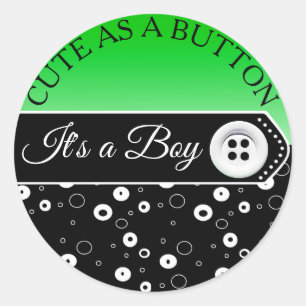 Rond Sticker pour Baby shower de transport pour bébé à