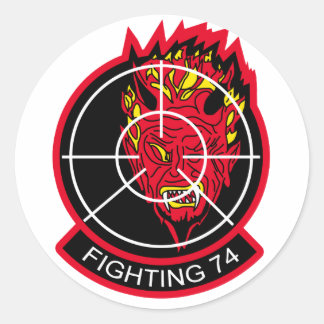 Rond Sticker pour Be-Devilers VF-74