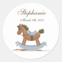 Sticker pour bébé Cheval Rocking
