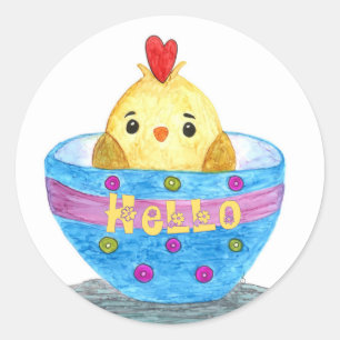 Rond Sticker pour bébé mignon