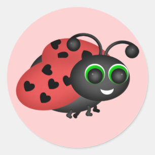 Rond Sticker pour bogues Valentine