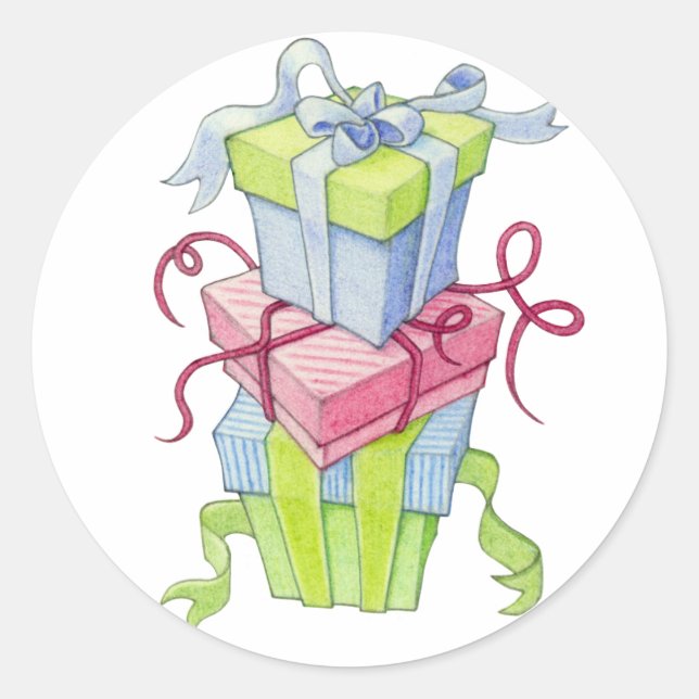 Rond Sticker pour boîtes-cadeaux (Devant)