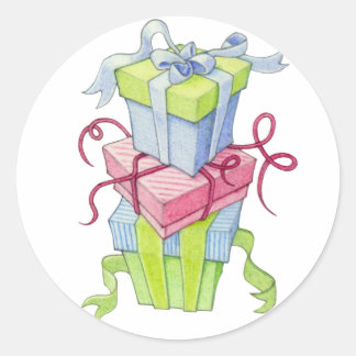 Rond Sticker pour boîtes-cadeaux