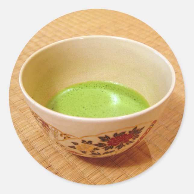 Rond Sticker pour bol de thé (Devant)