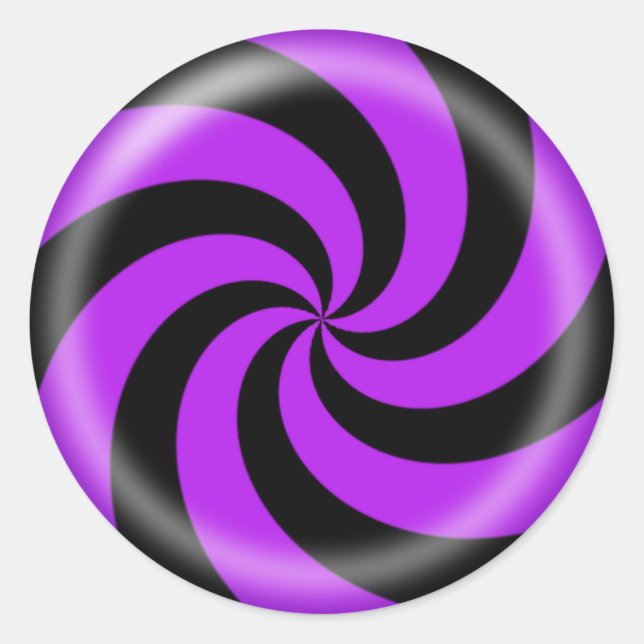 Rond Sticker pour bonbons d'Halloween (Devant)