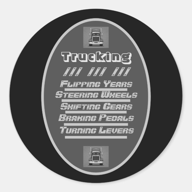 Rond Sticker pour camions (Devant)