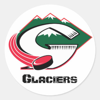 Rond Sticker pour casque Pinedale Glaciers