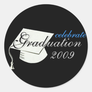 Rond Sticker pour célébrer la graduation 2009