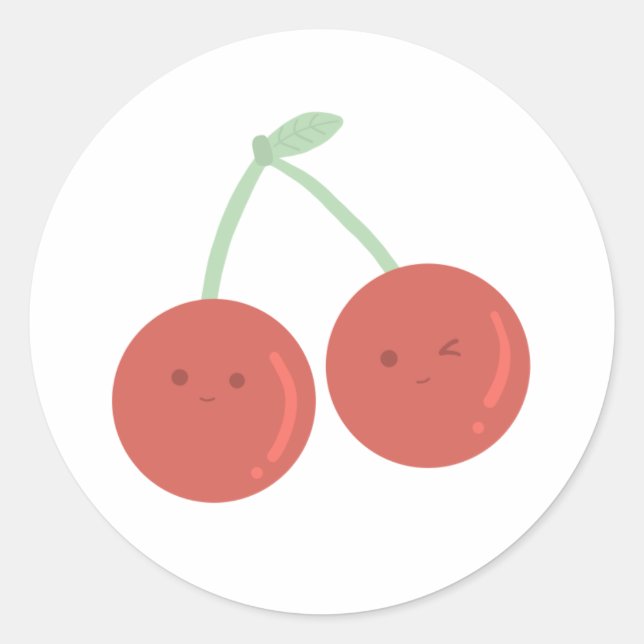 Rond Sticker pour cerise (Devant)
