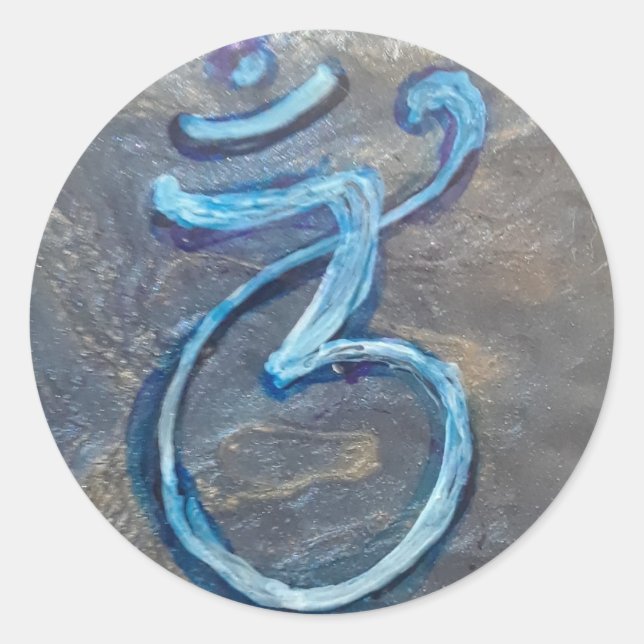 Rond Sticker pour chakra de troisième oeil (Devant)