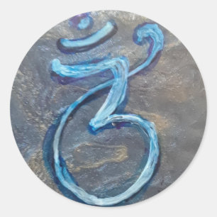 Rond Sticker pour chakra de troisième oeil