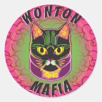 Sticker pour chat mafia Wonton