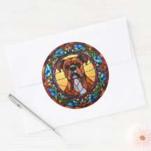 Sticker pour chien de boîte