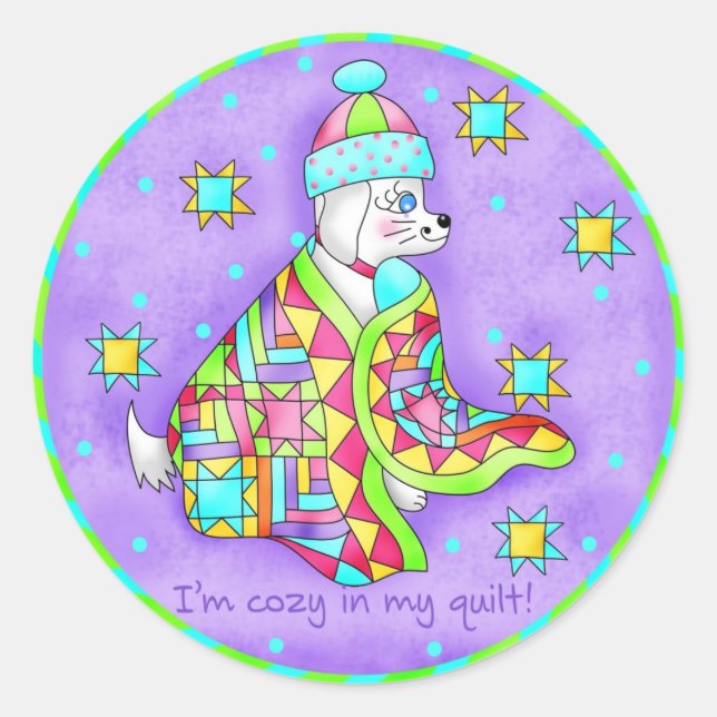 Rond Sticker pour chien de garde (Devant)