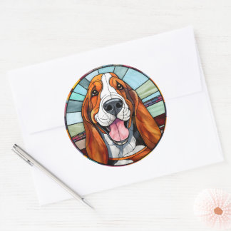 Rond Sticker pour chien de sanglier
