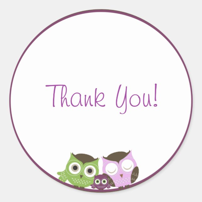 Rond Sticker pour chou Baby shower fille (Devant)