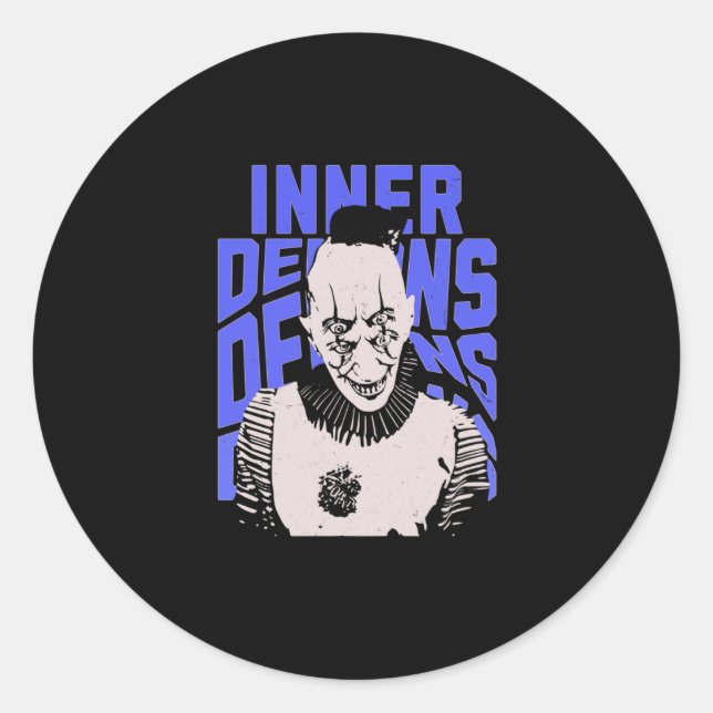 Rond Sticker pour démons intérieurs (Devant)